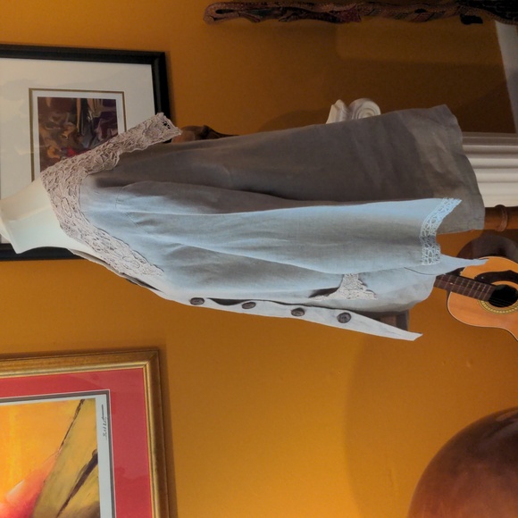 Steampunk Linen Jacket - Picture 3 of 10